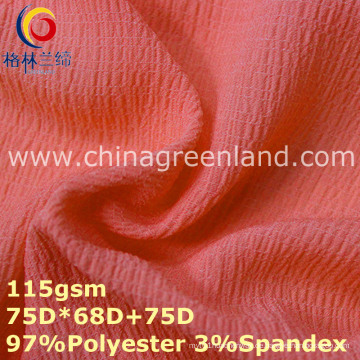 Polyester Spandex Chiffon Plain Stoff für Frau Kleid (GLLML358)